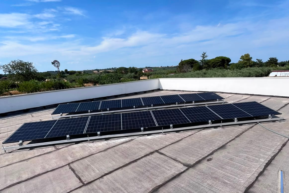 Impianto fotovoltaico da 3 kW su capannone artigianale